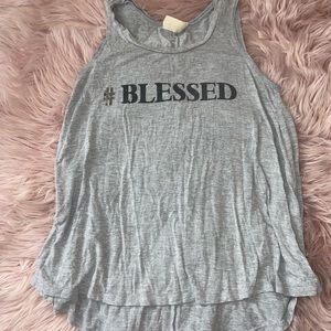 Gray tank top
